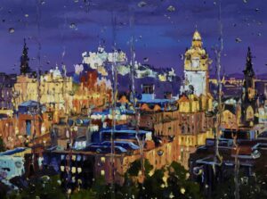 Wet Night Edinburgh
