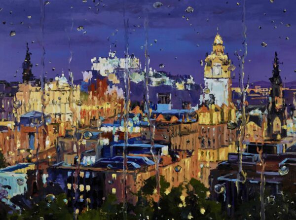 Wet Night Edinburgh